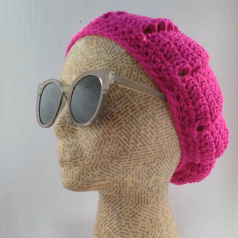 Pink Raspberry Beret
